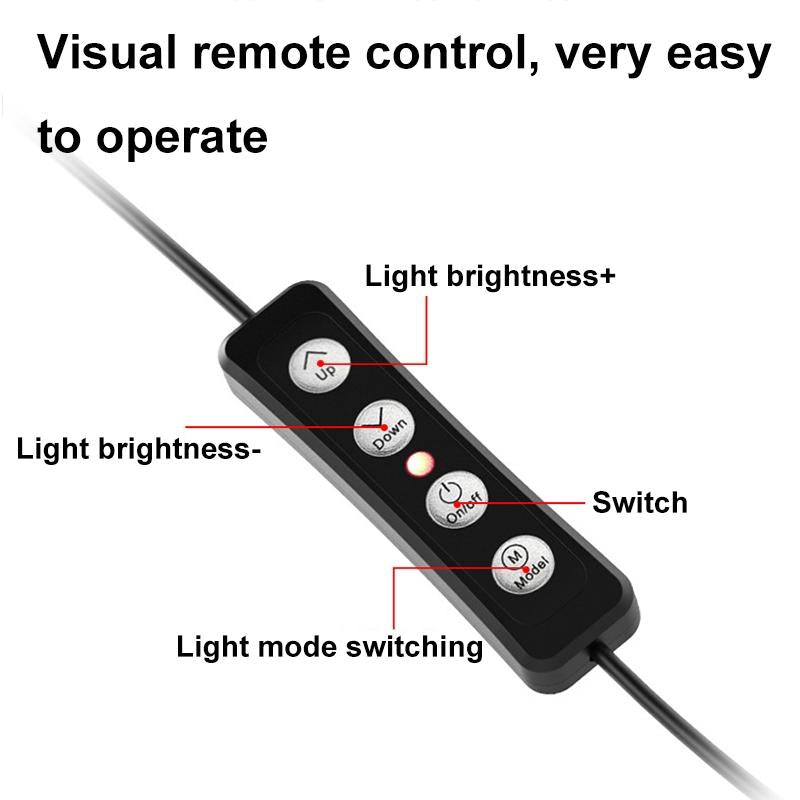 48leds Laptop Camera Beauty Ring Light - Clip Set 4-inch - Clip With Tripod 5