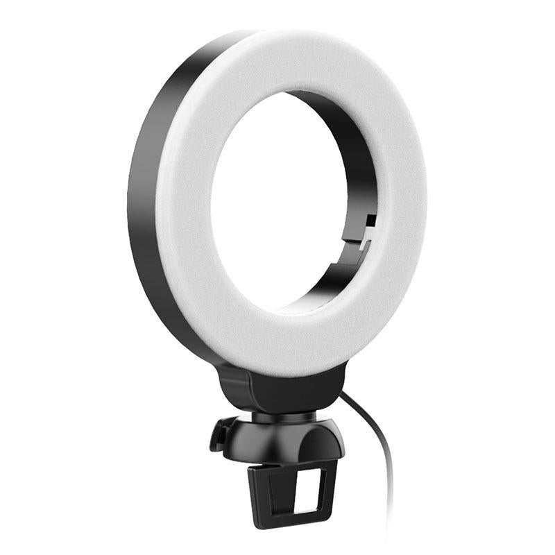 48leds Laptop Camera Beauty Ring Light - Clip Set 4-inch - Clip With Tripod 11