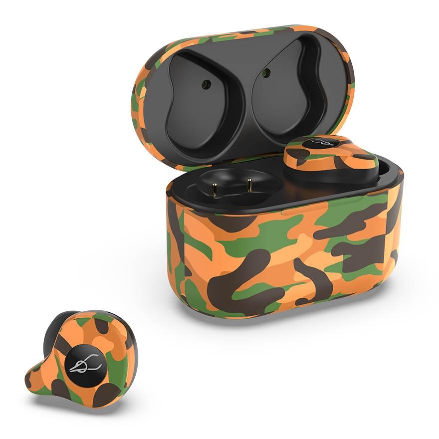 Waterproof Wireless Bluetooth Earphones with Charging Box - X12 Ultra- Sahara Camo 3