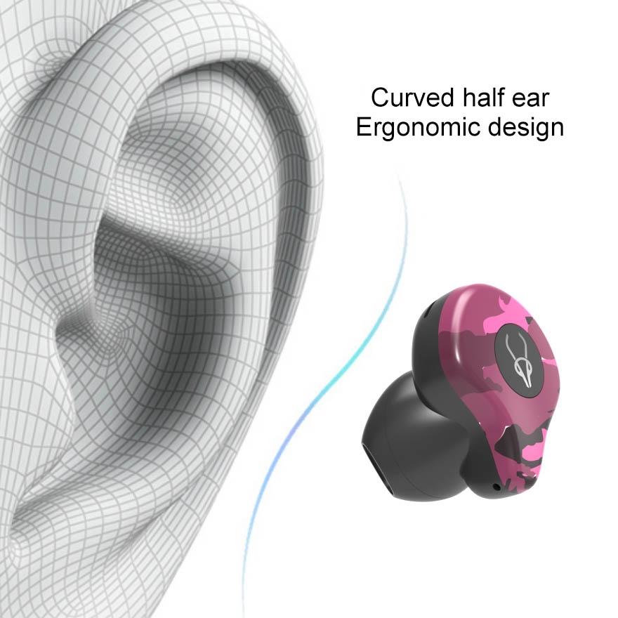 Waterproof Wireless Bluetooth Earphones with Charging Box - X12 Ultra- Sahara Camo 5