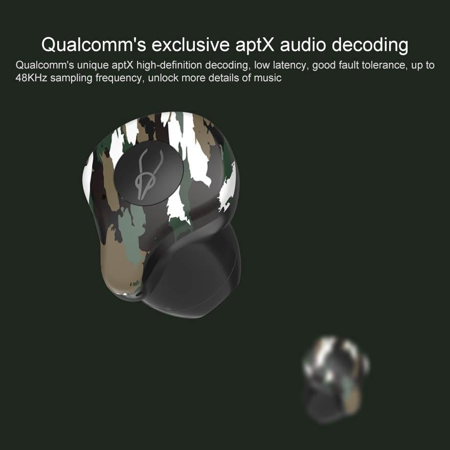 Waterproof Wireless Bluetooth Earphones with Charging Box - X12 Ultra- Sahara Camo 6