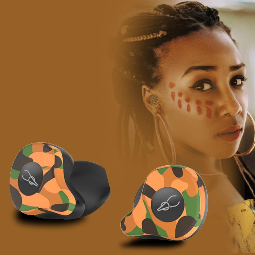 Waterproof Wireless Bluetooth Earphones with Charging Box - X12 Ultra- Sahara Camo 10