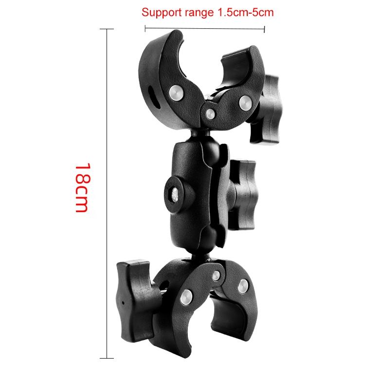 18cm Dual Head Motorcycle Handlebar Mount - 22Cm 13