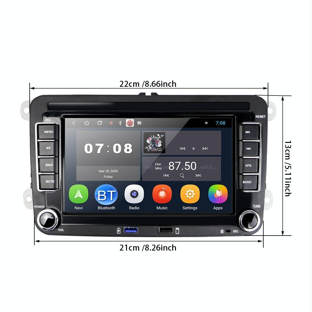 7 Inch Android 10.0 Car Multimedia Player Navigation Bluetooth Reversing Integrated - 2 + 16G 3