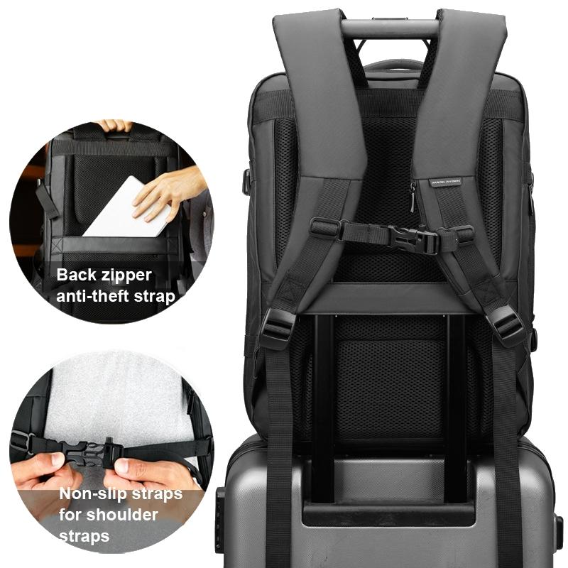 Large Capacity Oxford Cloth Backpack - 17.3 Inch Expansion Style for Men 6