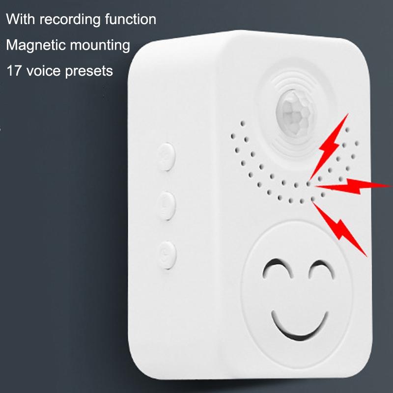 Entrance Voice Broadcaster - Small Horn Sensor For Doorbell Use - Battery Square 7