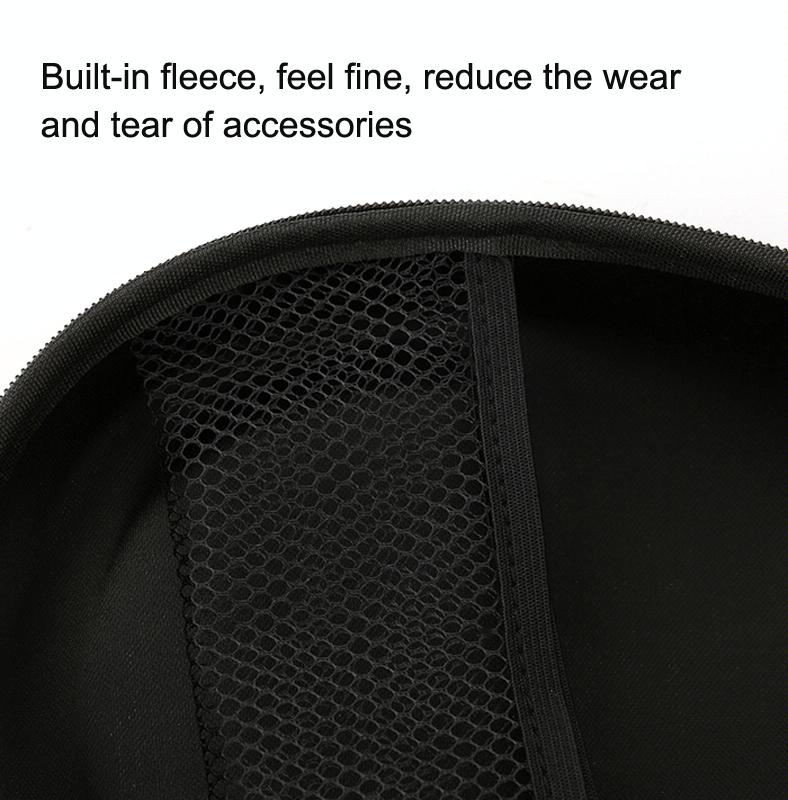 Compact Headphone Storage Bag - Black 4