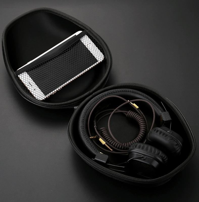 Compact Headphone Storage Bag - Black 6