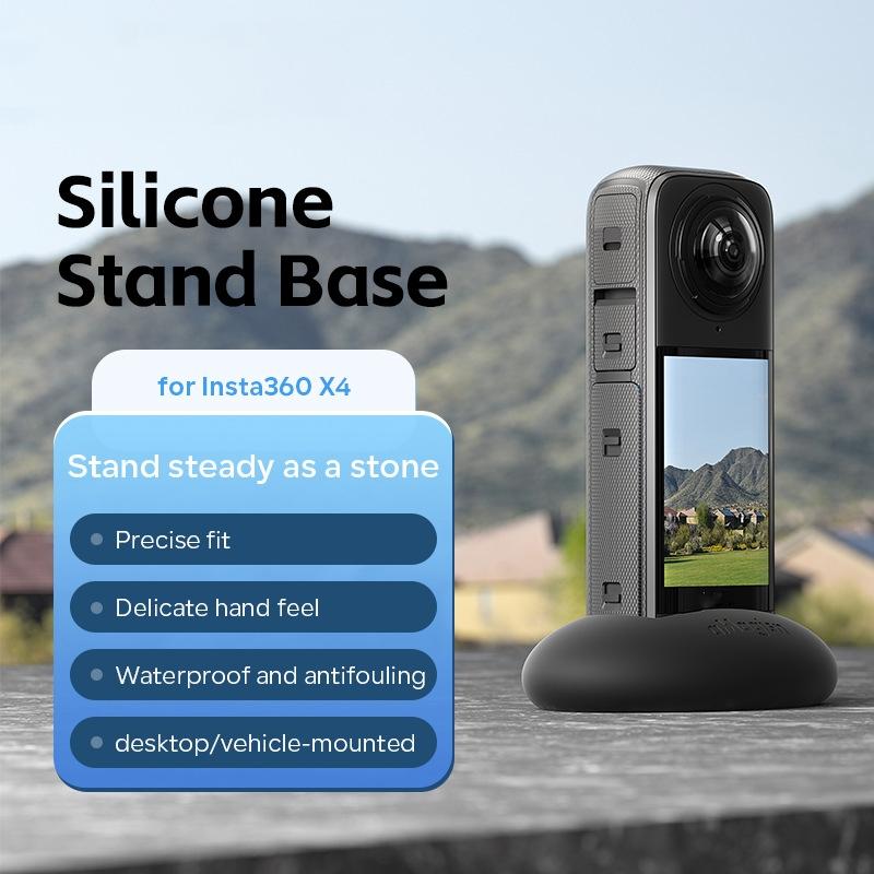 Insta360 X4 Vehicle Mount with Non-slip Silicone Base and Double-sided Glue - Without Double Sided Glue 3