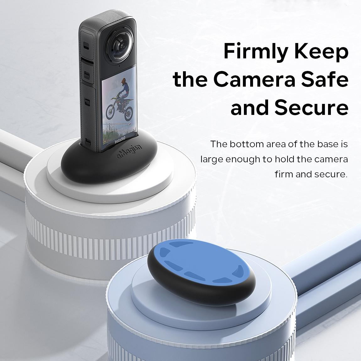 Insta360 X4 Vehicle Mount with Non-slip Silicone Base and Double-sided Glue - Without Double Sided Glue 8