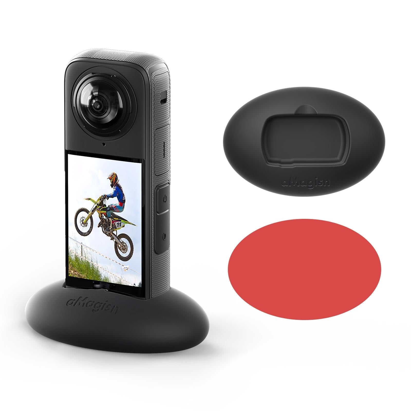 Insta360 X4 Vehicle Mount with Non-slip Silicone Base and Double-sided Glue - Without Double Sided Glue 11