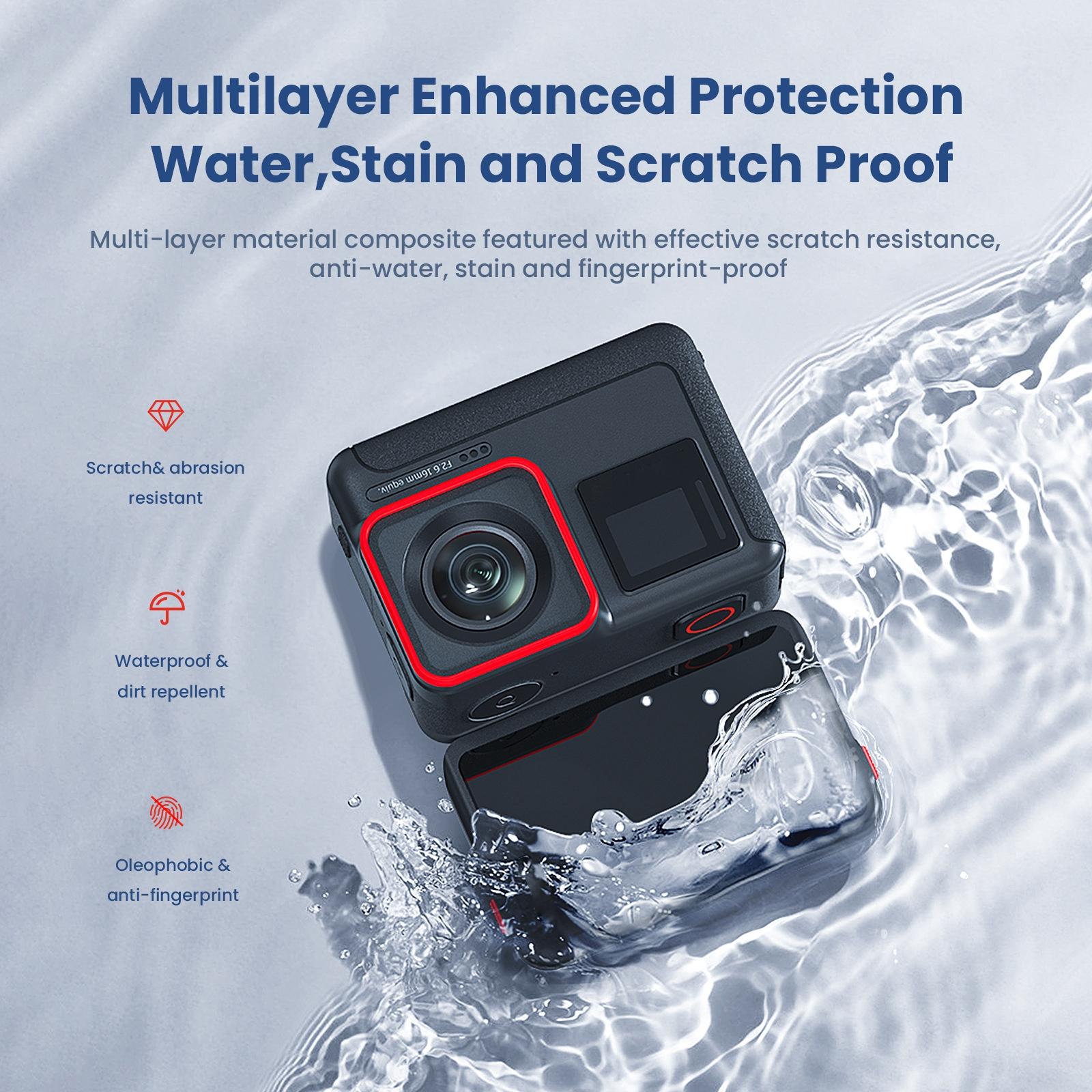 Tempered Film Protective Stickers for Insta360 Ace Amagisn Sports Camera - 6 In 1 8