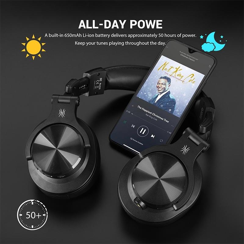 Wireless Bluetooth Headset Black / Red 5