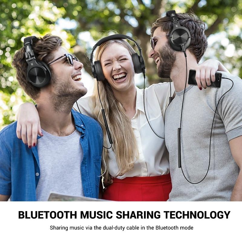 Wireless Bluetooth Headset Black / Red 7