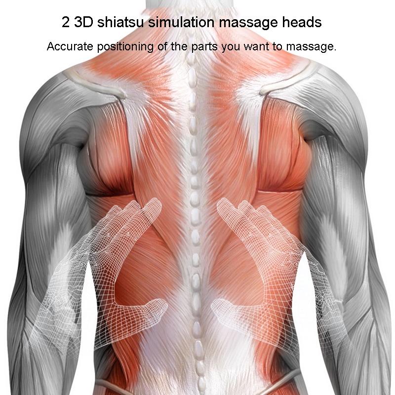 Portable Lumbar And Neck Massager For Car Gray Charging Model - Charging Model Gray 7