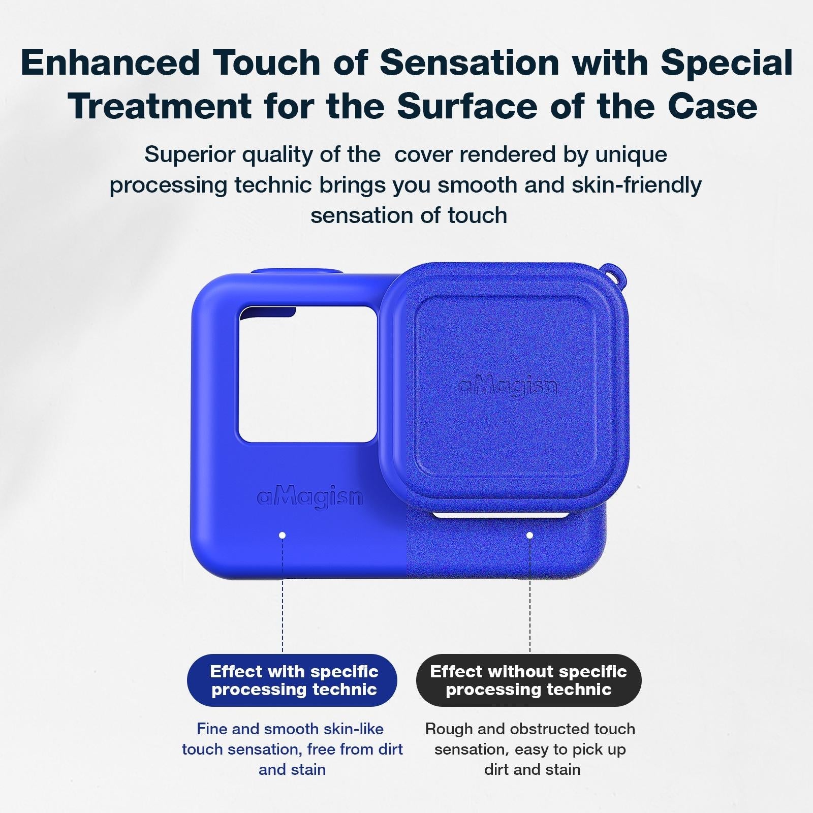 Silicone Case for Insta360 Ace Camera - Protect your Gear - For Insta360 Ace Pro (Blue) 10