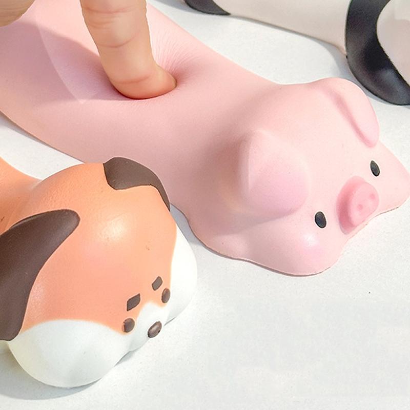 Memory Foam Mouse Pad With Cute Pattern For Comfortable Wrist Support - Pig 5