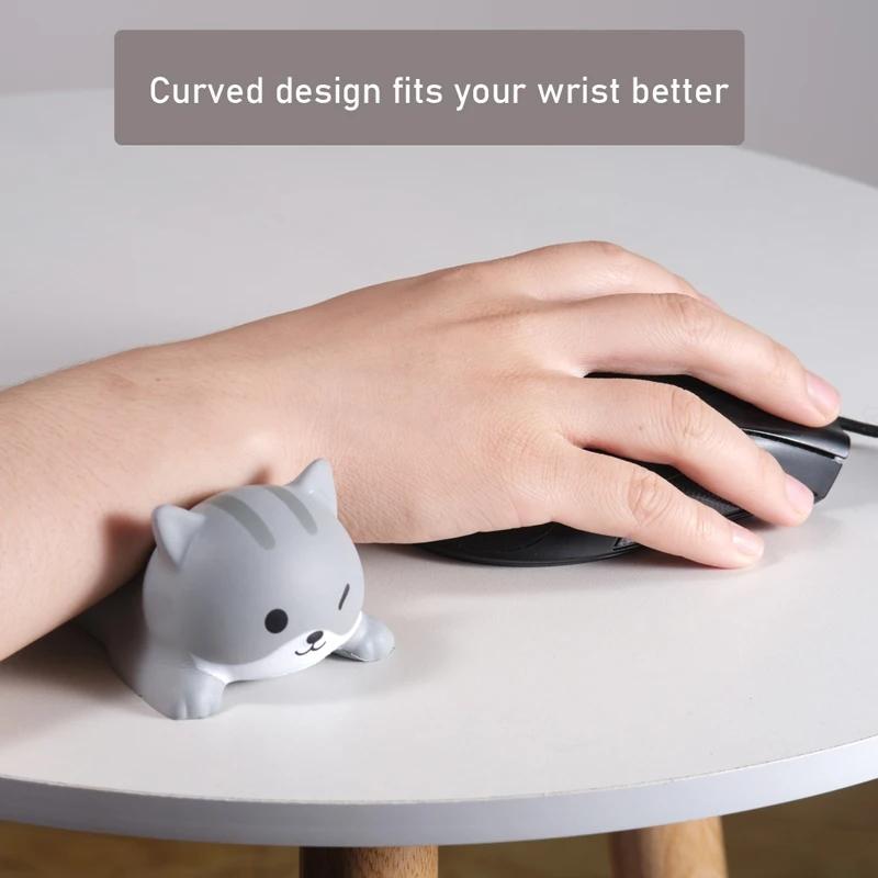 Memory Foam Mouse Pad With Cute Pattern For Comfortable Wrist Support - Pig 7