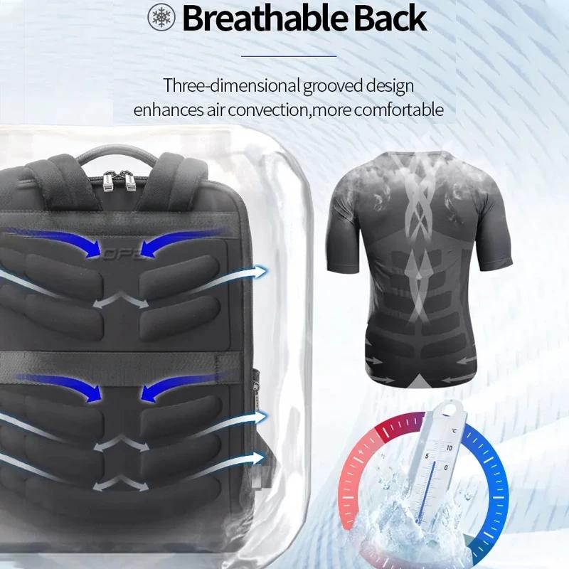 Deluxe Waterproof Laptop Backpack with Usb & Type-c Port - Large Capacity - 61-122631C 8