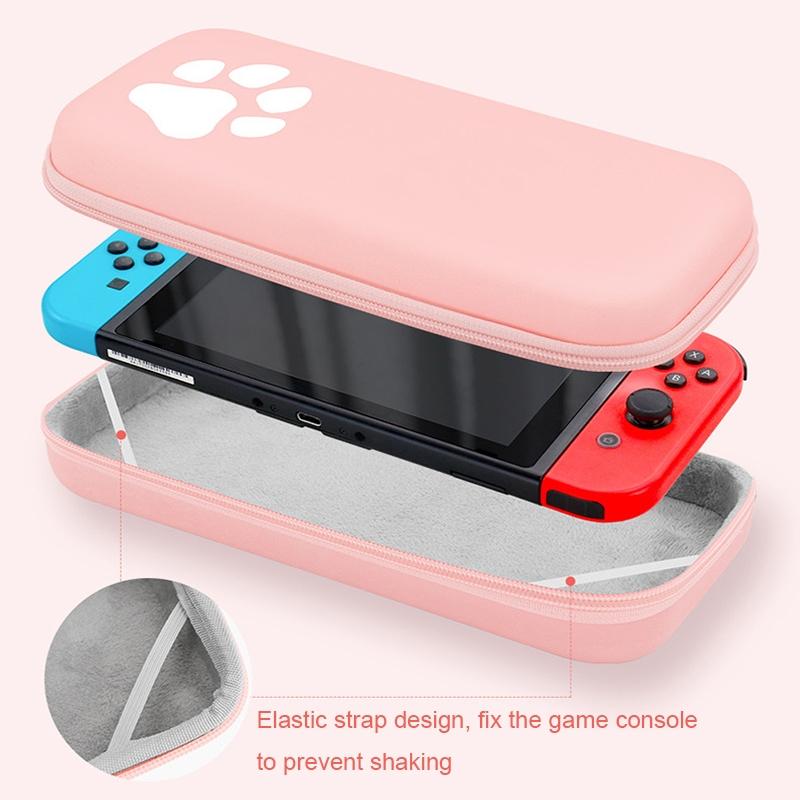 Switch Console Storage Bag with Cat Paw Design 4