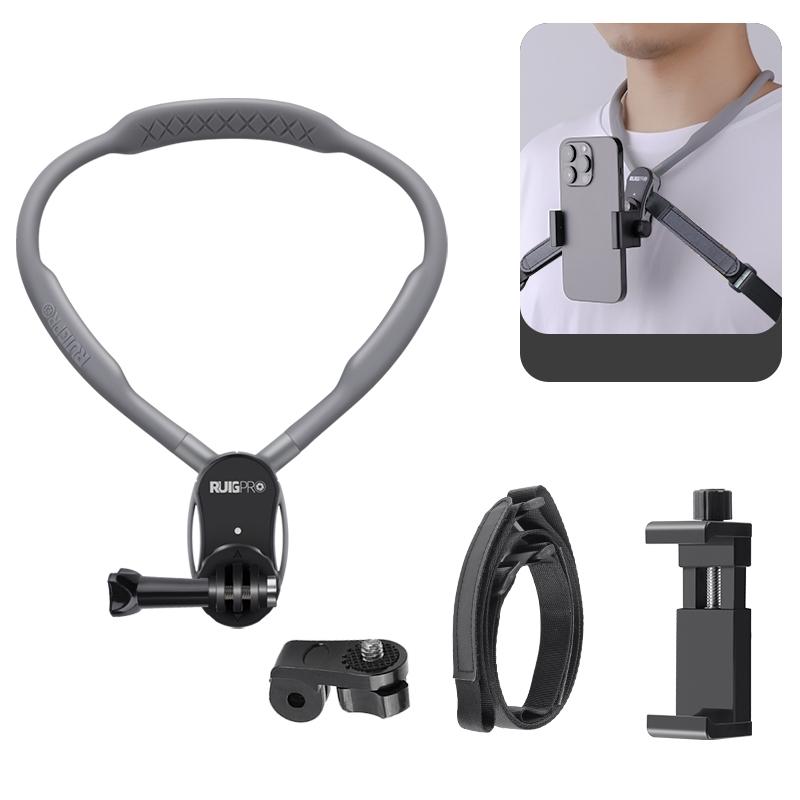 Flexible Neck Mount for Pov Viewing with Strap - With J-Hook Buckle 11