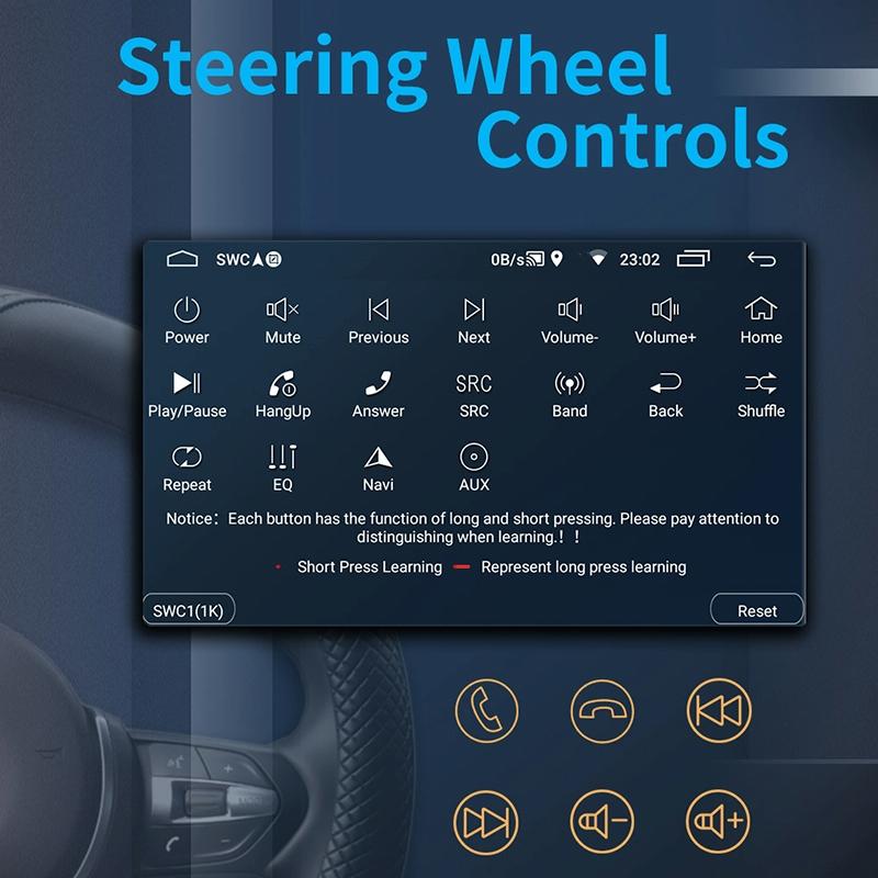 9 Inch Car Hd Radio Receiver Mp5 Player For Volkswagen - Fm Bluetooth Tf Card Gps Wifi - 1Gb + 16Gb 5