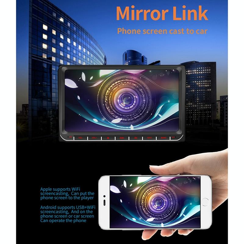 9 Inch Car Hd Radio Receiver Mp5 Player For Volkswagen - Fm Bluetooth Tf Card Gps Wifi - 1Gb + 16Gb 7