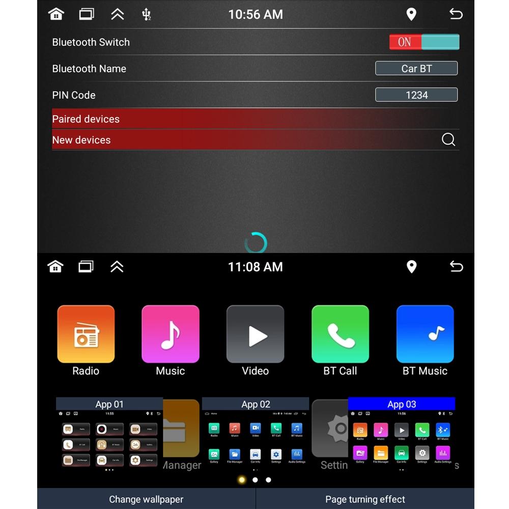 Android Car Navigation System For Mercedes B200 Bluetooth Fm Radio 1 + 32G - 2 + 32G 7
