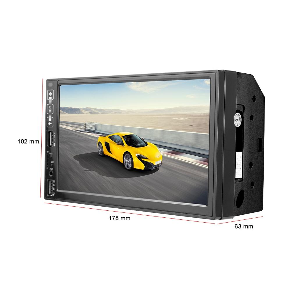 7 Inch Car Mp5 Player With Bluetooth / Fm Remote 4 Led Camera 3