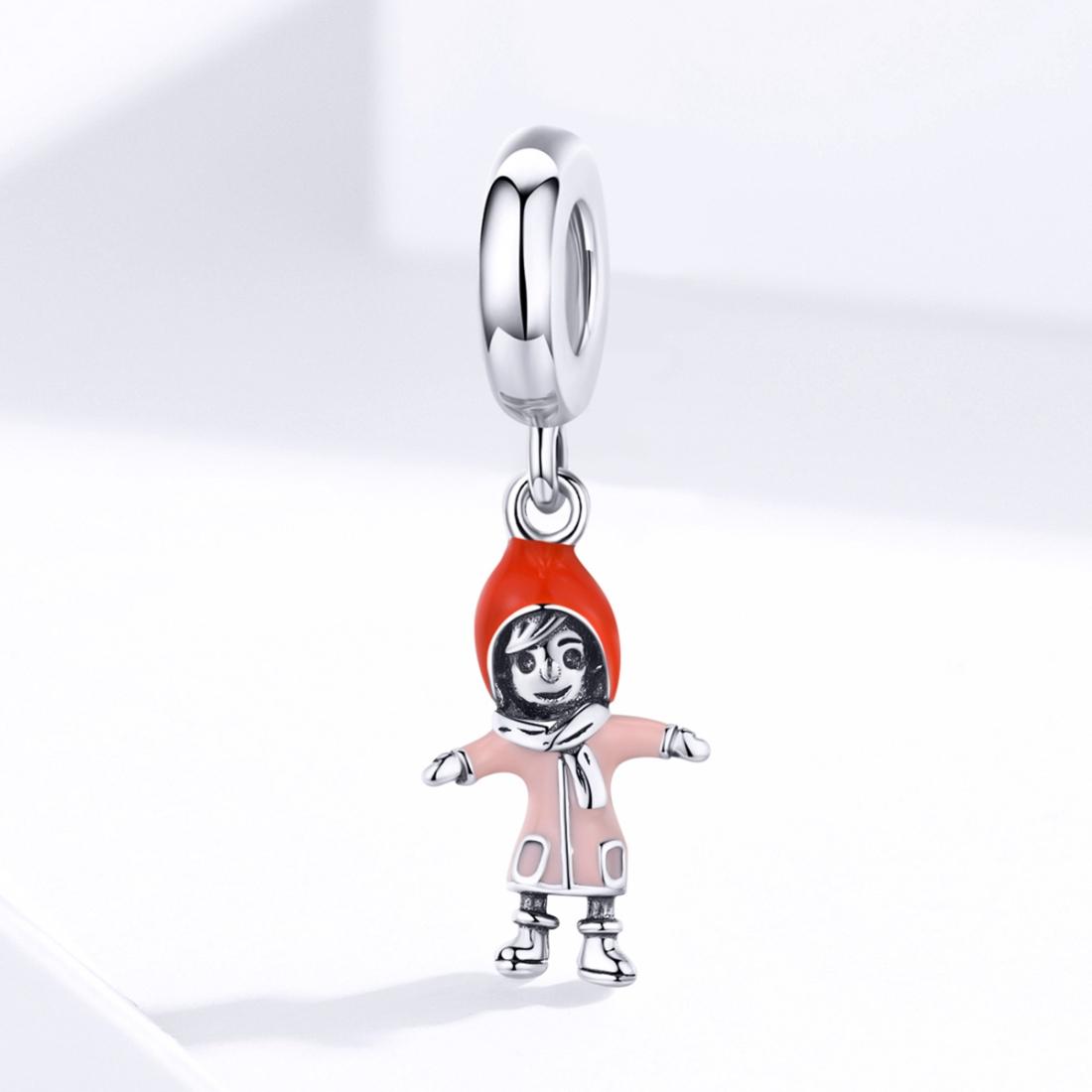 925 Sterling Silver Sunshine Girl Bead Pendant For Diy Bracelets And Necklaces 3