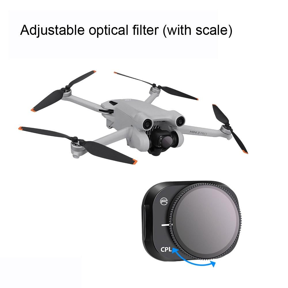 Adjustable Aluminum Alloy Filter for Dji Mini 3 Pro - Cpl Style 5