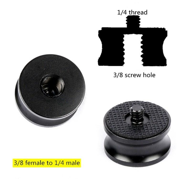 3-Piece Aluminum Alloy Adapter 3 / 8 Female To 1 / 4 Male 3