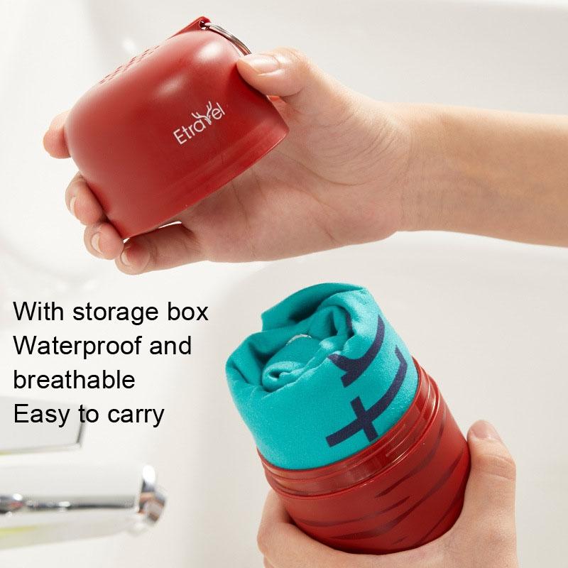 Double-sided Quick-drying Fleece Bath Towel - Small Red 4