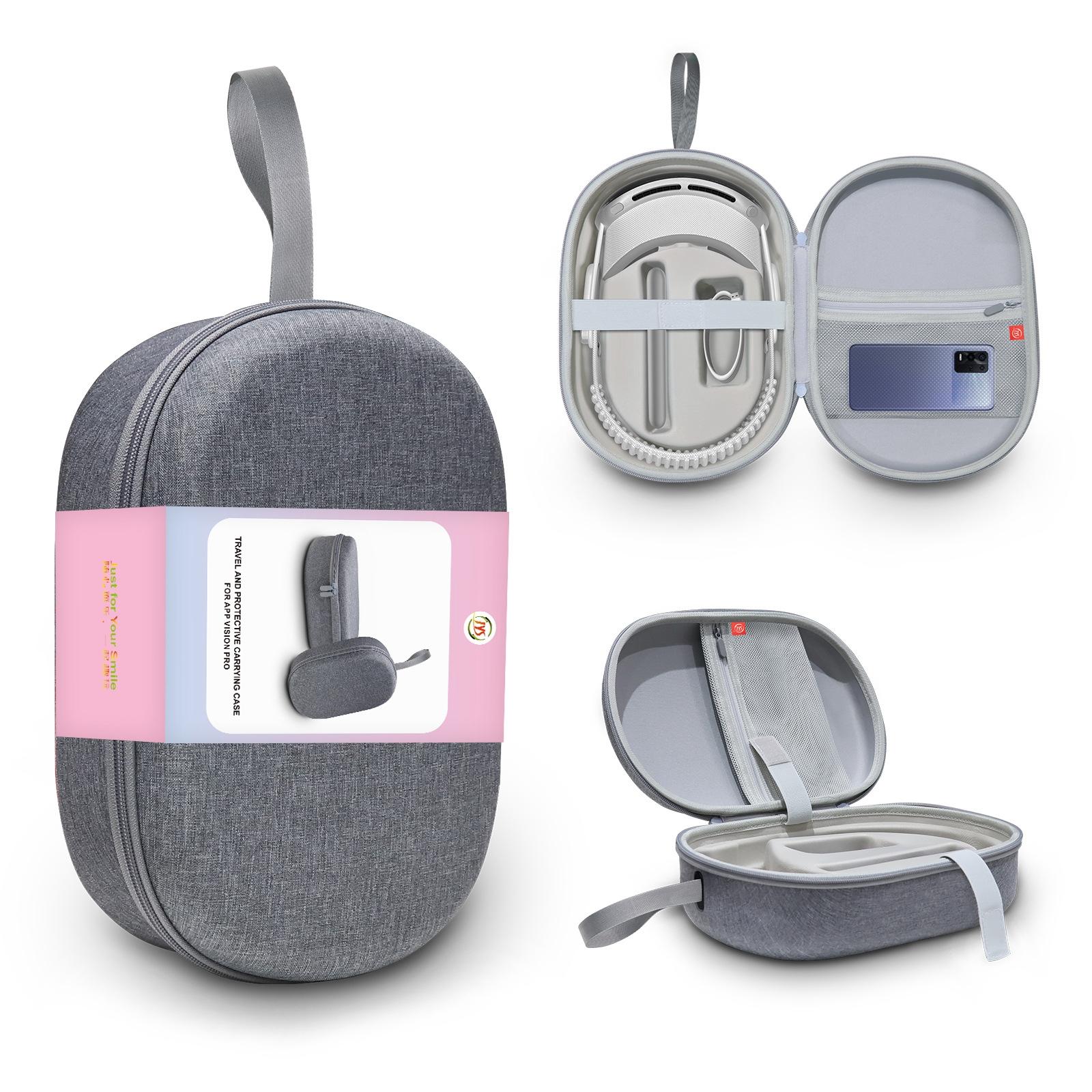 Portable Vr Headset Storage Bag for Apple Vision Pro Glasses - Gray Felt - Gray Felt 11