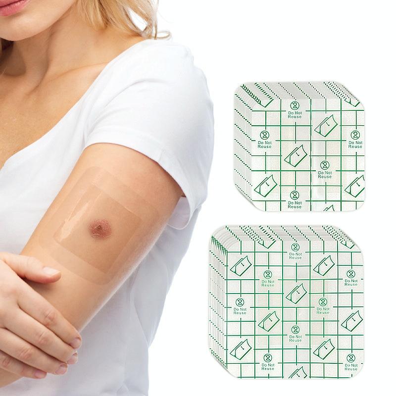 Self-Adhesive Hydrocolloid Heel Blister Patch 50 Pack - 10X10Cm 3