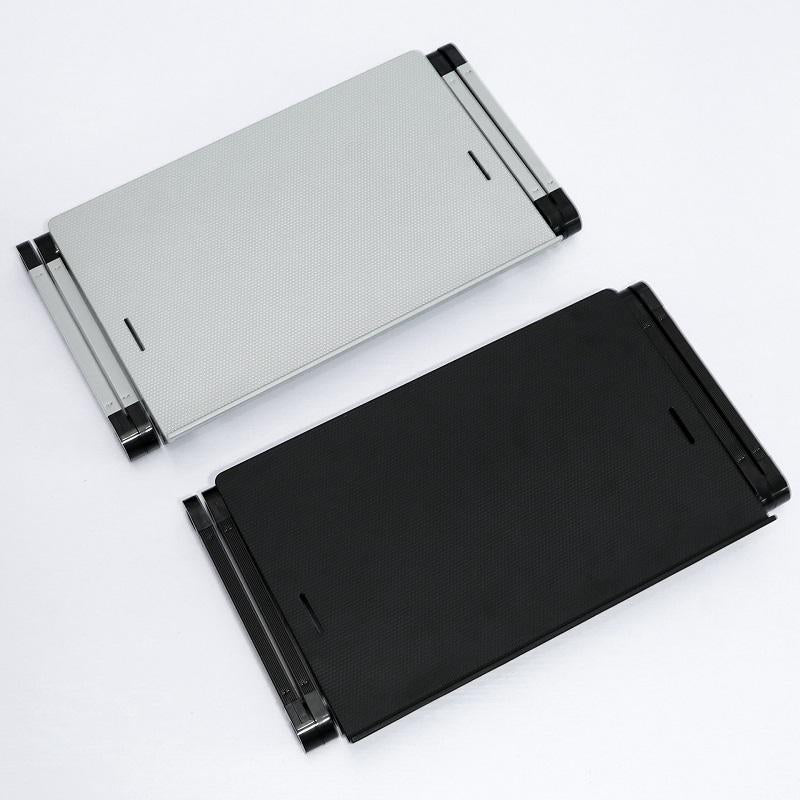 Adjustable Folding Laptop Desk with Mouse Board - Silver 6