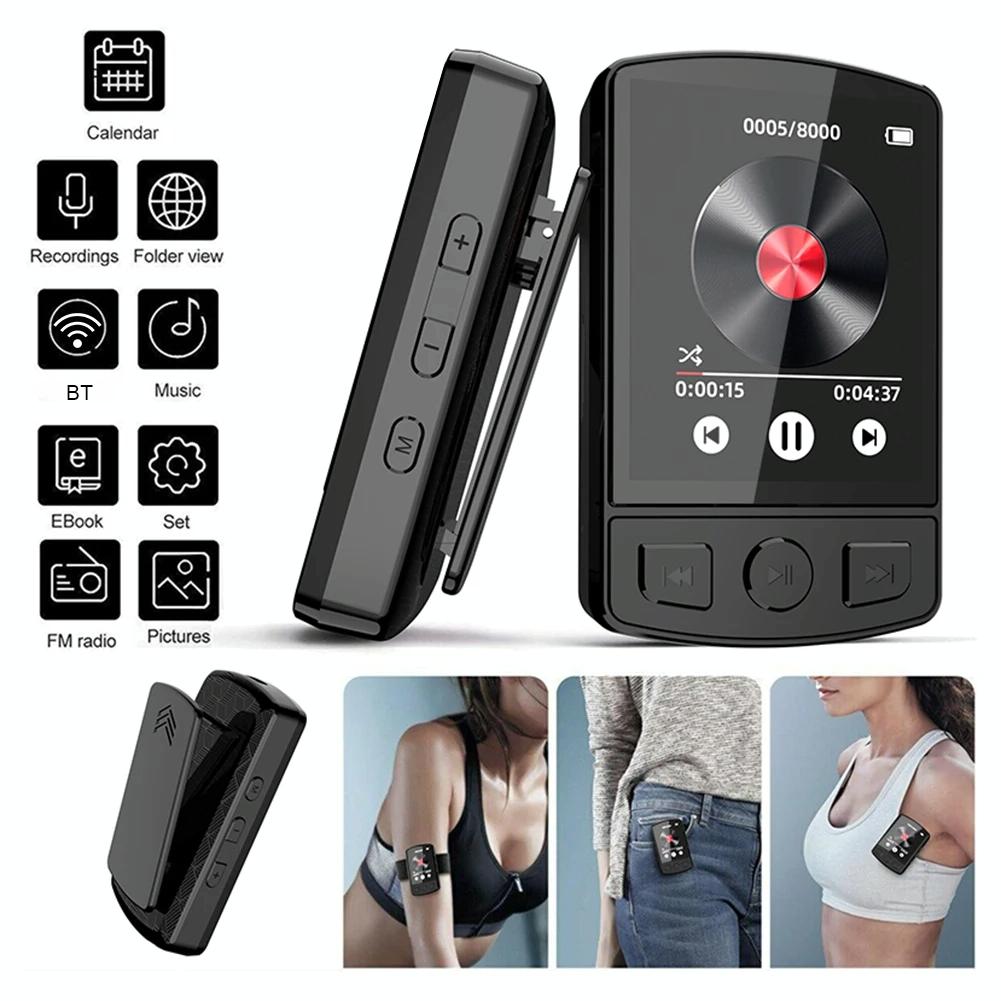 1.8 Inch Color Screen Mp3 / Mp4 Bluetooth Walkman With Back Clip - 8Gb 6