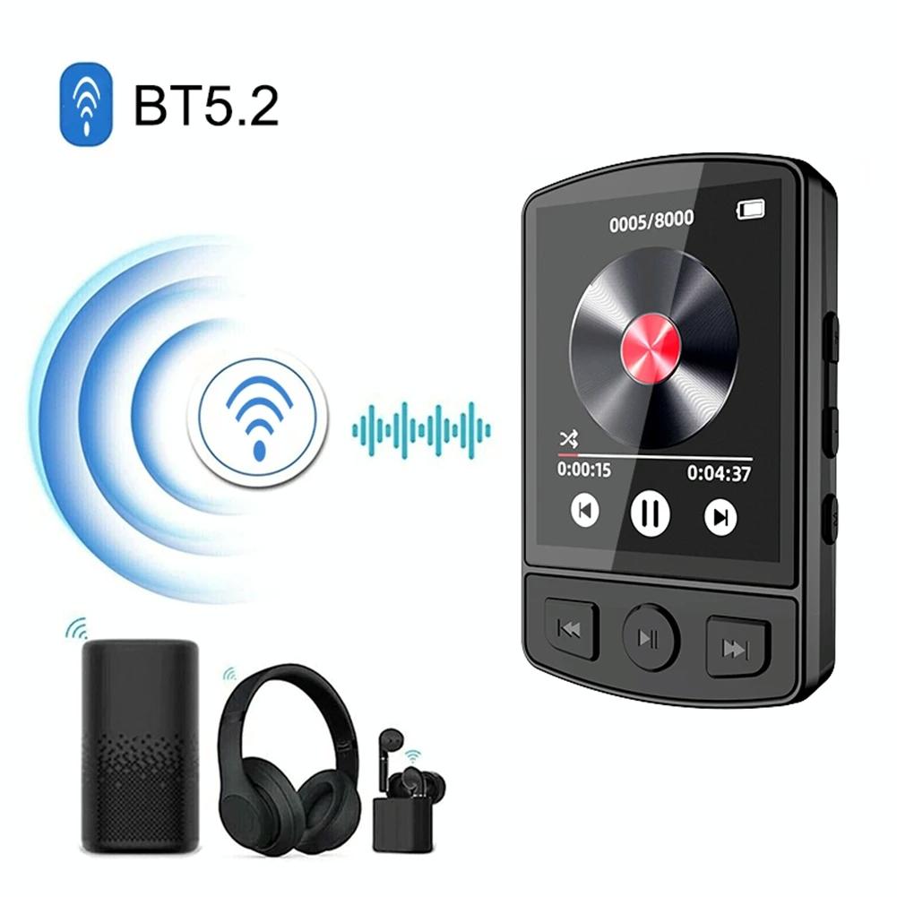 1.8 Inch Color Screen Mp3 / Mp4 Bluetooth Walkman With Back Clip - 8Gb 7