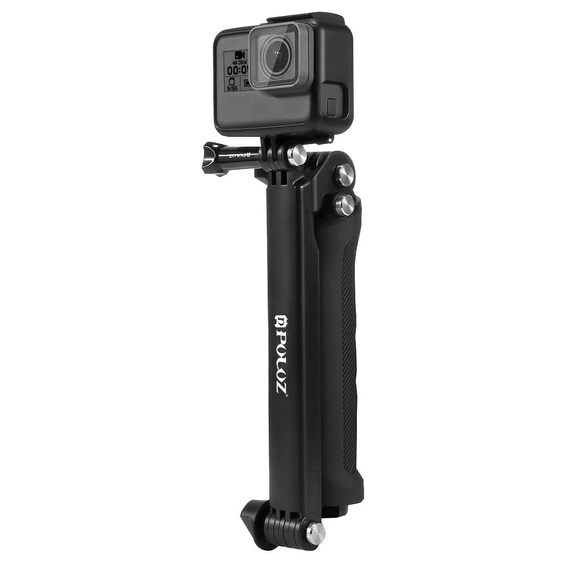 Foldable 3-way Tripod Selfie Stick for Action Cameras - 20-58cm Length 3