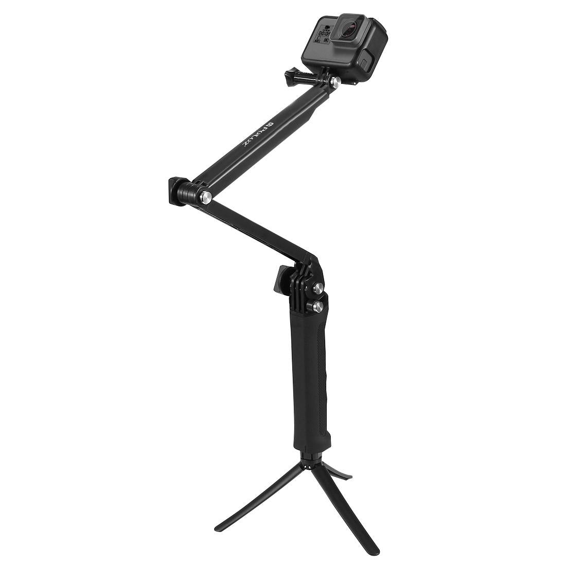 Foldable 3-way Tripod Selfie Stick for Action Cameras - 20-58cm Length 13