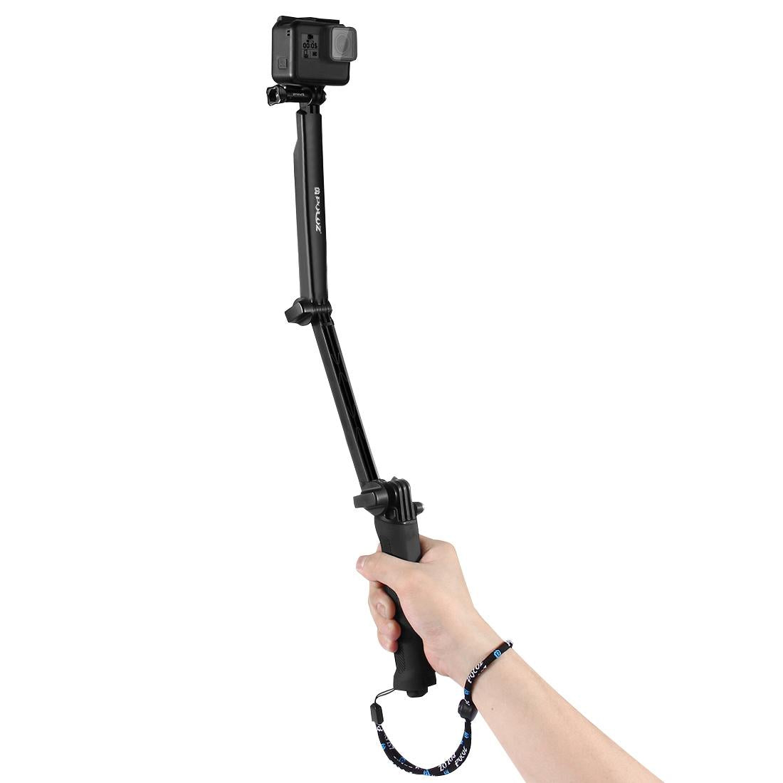 Foldable 3-way Tripod Selfie Stick for Action Cameras - 20-58cm Length 14