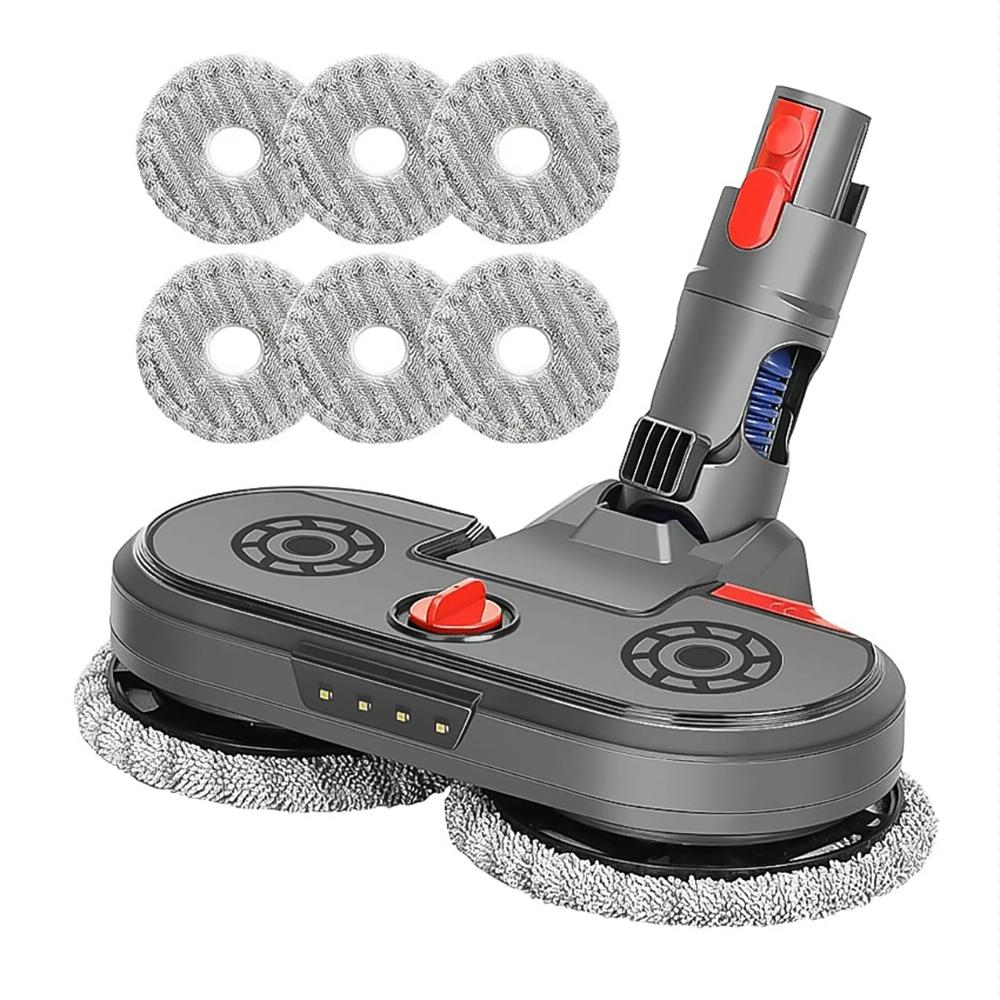 Electric Vacuum Cleaner with Integrated Mopping Head and Water Tank - Includes 6 Rag Pieces - For Dyson V15 9