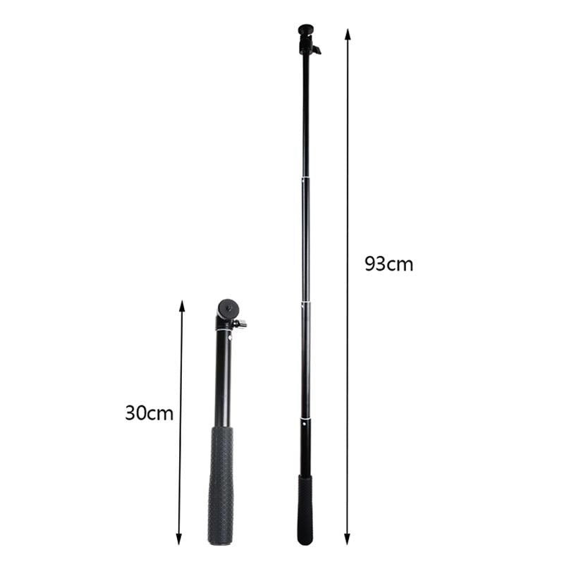 Foldable Tripod Selfie Stick for Action Cameras and Phones - 93cm 7