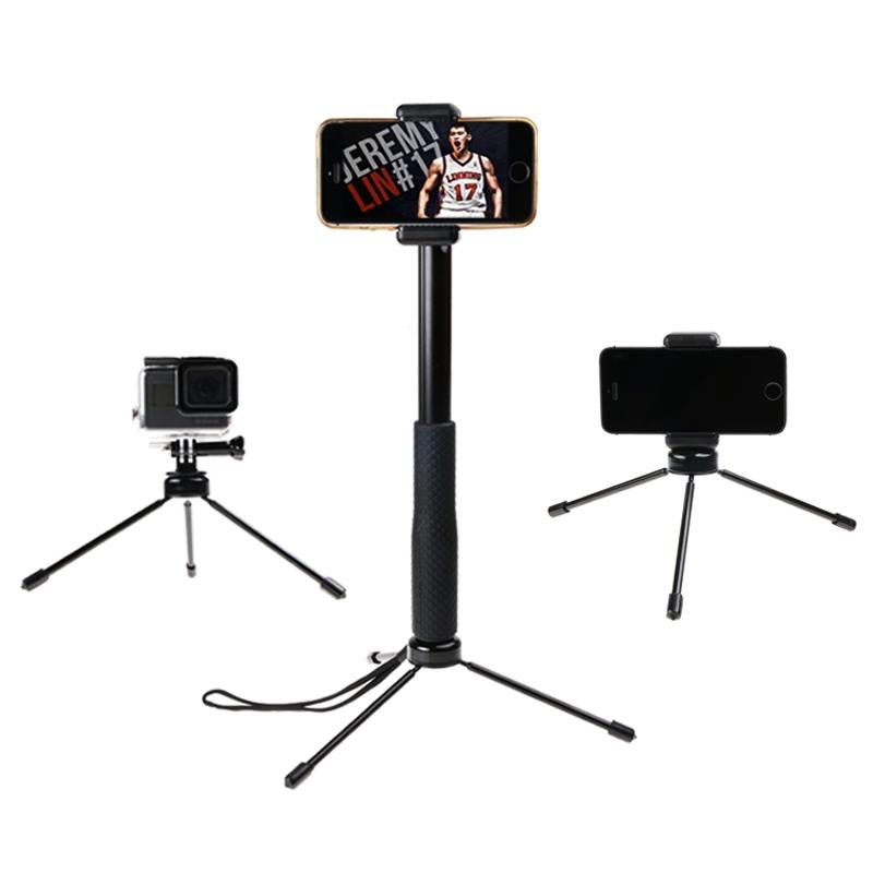 Foldable Tripod Selfie Stick for Action Cameras and Phones - 93cm 8