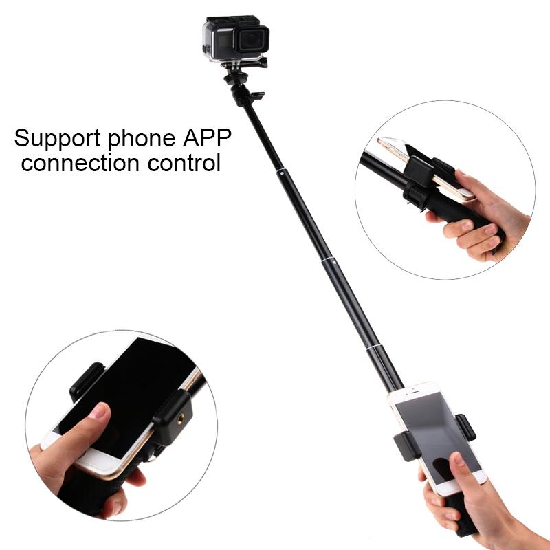 Foldable Tripod Selfie Stick for Action Cameras and Phones - 93cm 9