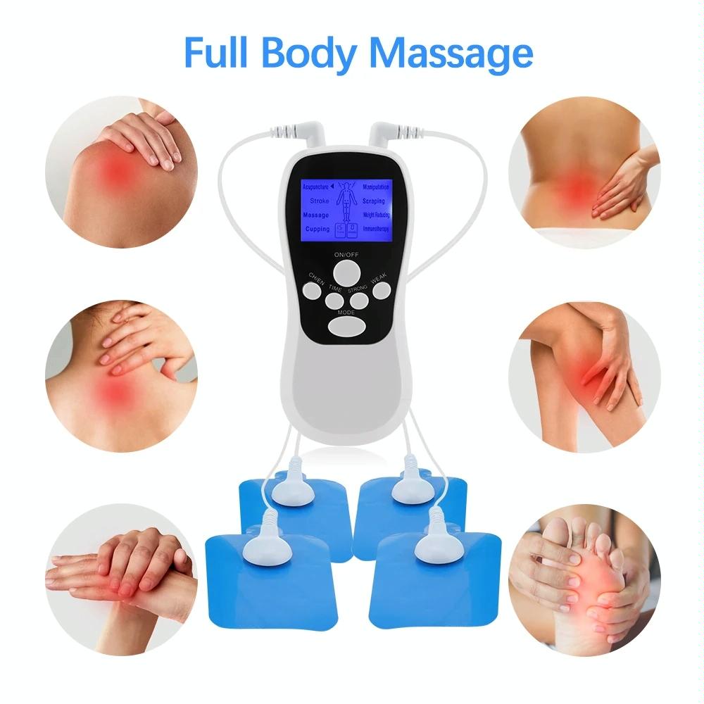 Blue Low Frequency Pulse Meridian Massage Instrument - White Upgrade 11