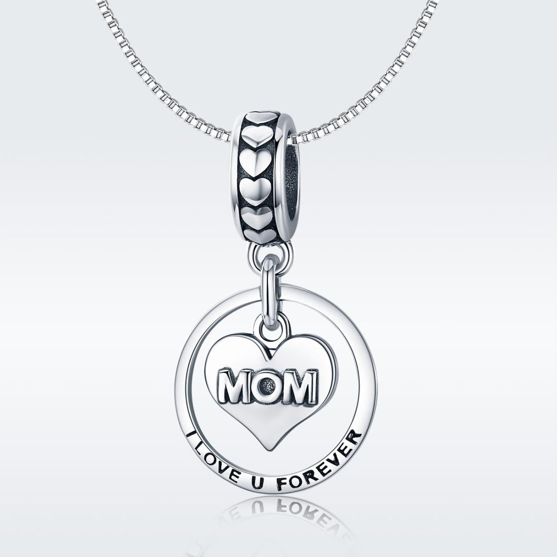 925 Sterling Silver Mothers Love Bead Bracelet Set Perfect For Mother'S Day Style - Bead + Necklace 3