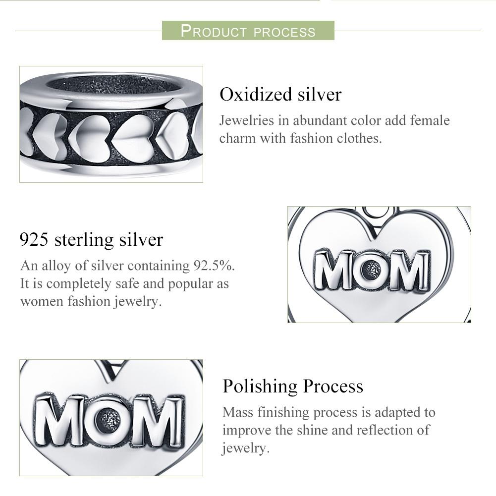 925 Sterling Silver Mothers Love Bead Bracelet Set Perfect For Mother'S Day Style - Bead + Necklace 5