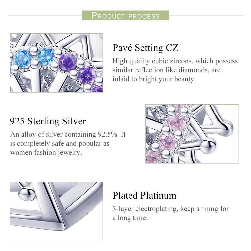 925 Sterling Silver Beaded Bracelet Diy Accessories 5