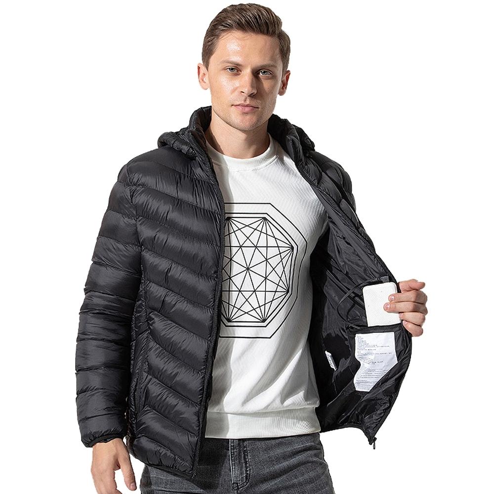19 Zone 4 Control Black Usb Winter Electric Heated Jacket Warm Thermal Jacket - 19 Zone 4 Control Black Xxxxxxl